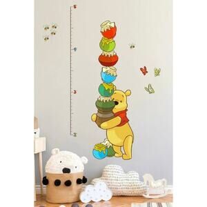 Disney Winnie The Pooh Growth Chart Easy Peel & Stick Wall Decals Kids Nursery